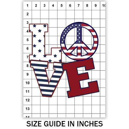 Love Peace USA Sublimation