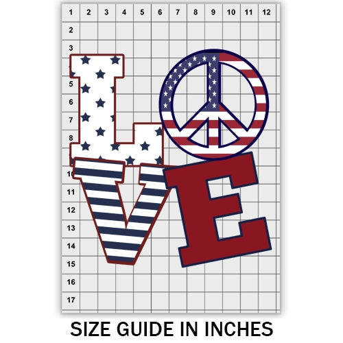 Love Peace USA DTF