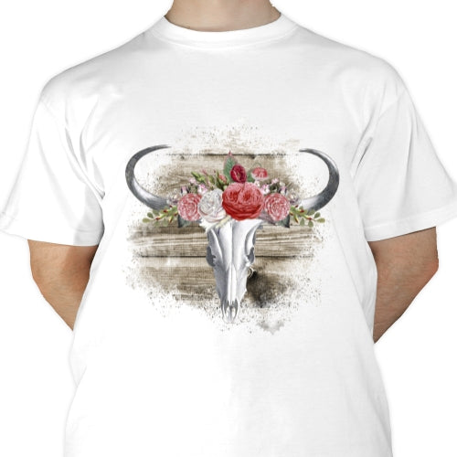 Ox Red Flowers Sublimation