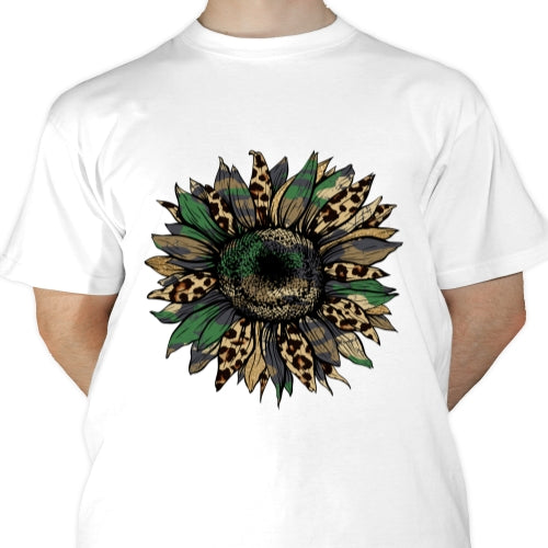 Army Cheetah Sunflower Sublimation