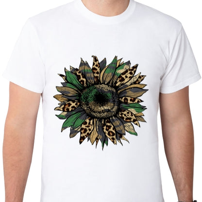 Army Cheetah Sunflower Sublimation