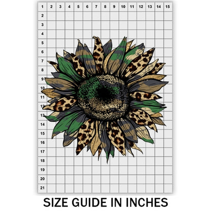 Army Cheetah Sunflower DTF