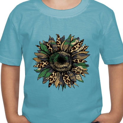 Army Cheetah Sunflower DTF