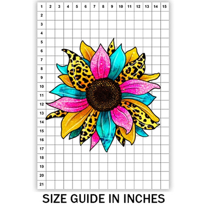 Leopard Sunflower Sublimation