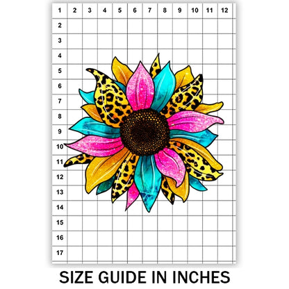 Leopard Sunflower Sublimation