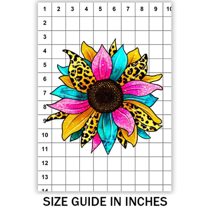 Leopard Sunflower Sublimation