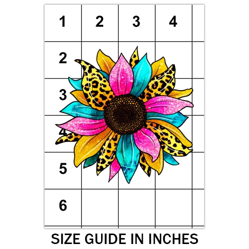 Leopard Sunflower Sublimation