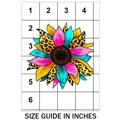 Leopard Sunflower Sublimation