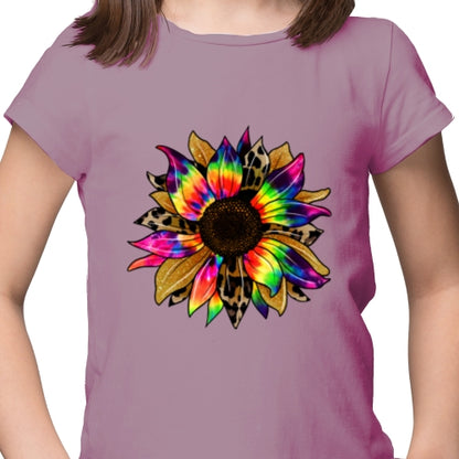 Tie Dye Leopard Sunflower DTF