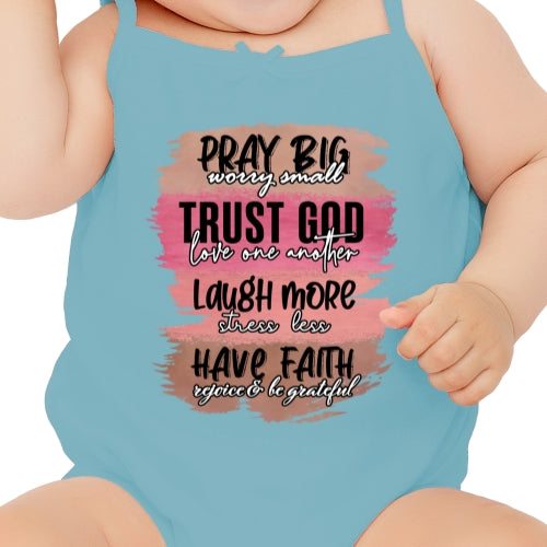 Pray Big Worry Small DTF