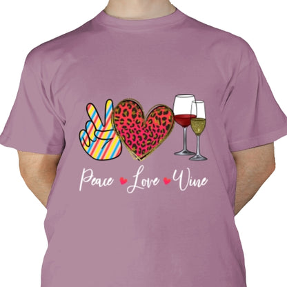 Peace Love Wine DTF