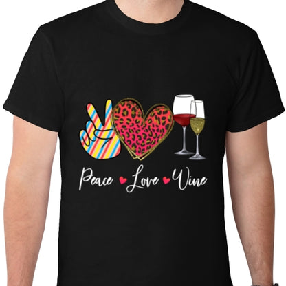 Peace Love Wine DTF