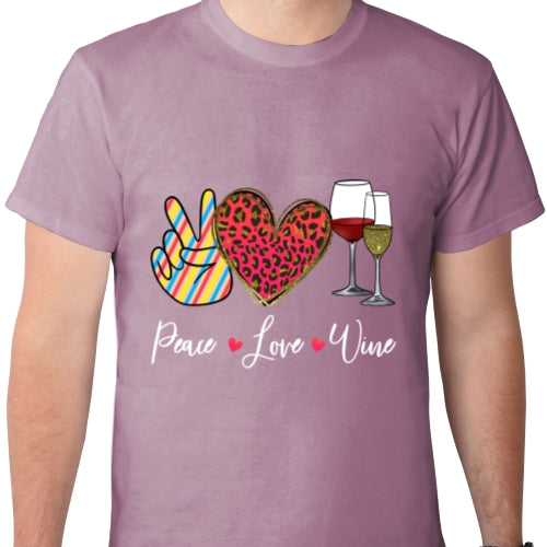 Peace Love Wine DTF