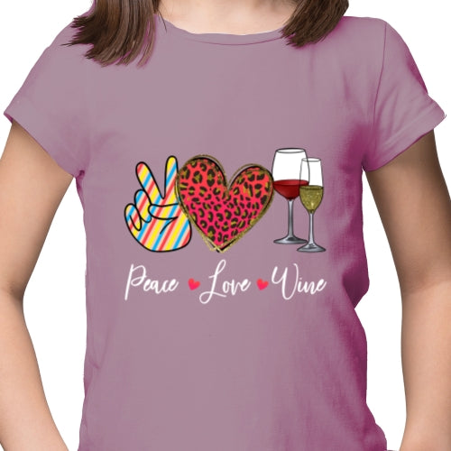 Peace Love Wine DTF