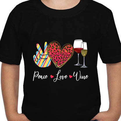 Peace Love Wine DTF