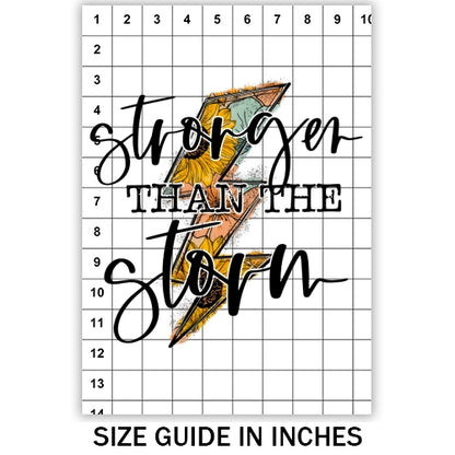 Stronger Than The Storm Sublimation