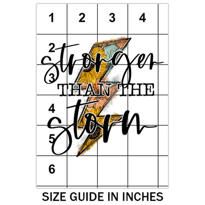 Stronger Than The Storm Sublimation