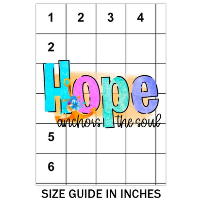 Hope Anchors The Soul Sublimation
