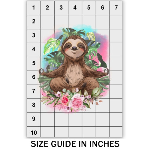 Happy Sloth DTF