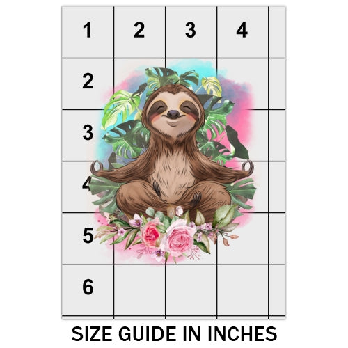 Happy Sloth DTF