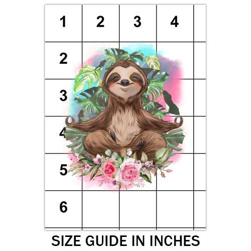 Happy Sloth Sublimation