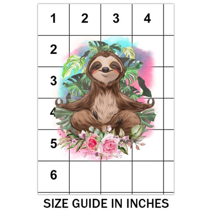 Happy Sloth Sublimation