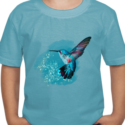 Teal Hummingbird DTF