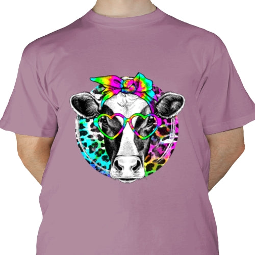 Cow Tie Dye DTF