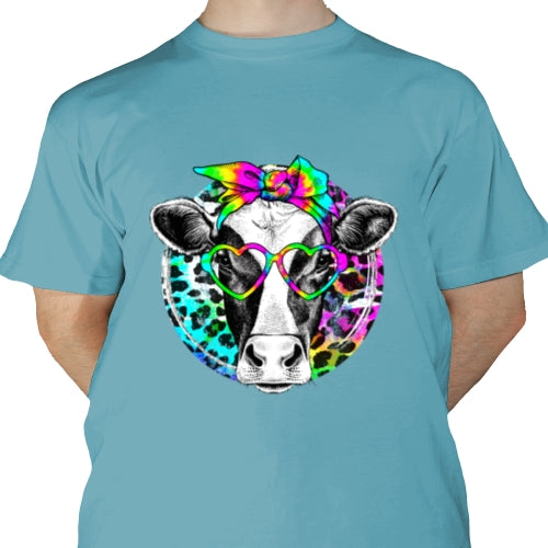 Cow Tie Dye DTF