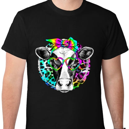 Cow Tie Dye DTF