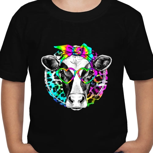 Cow Tie Dye DTF