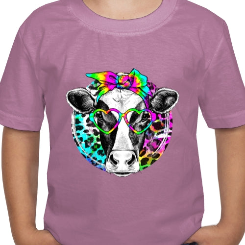 Cow Tie Dye DTF