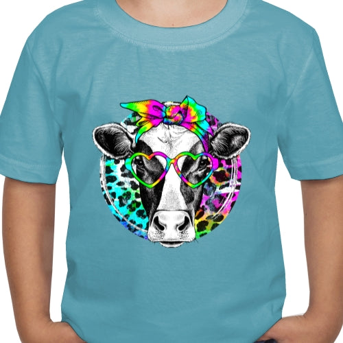 Cow Tie Dye DTF