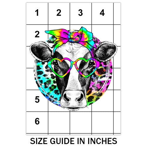 Cow Tie Dye Sublimation