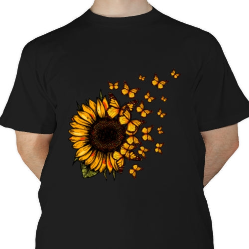 Butterfly Sunflowers DTF