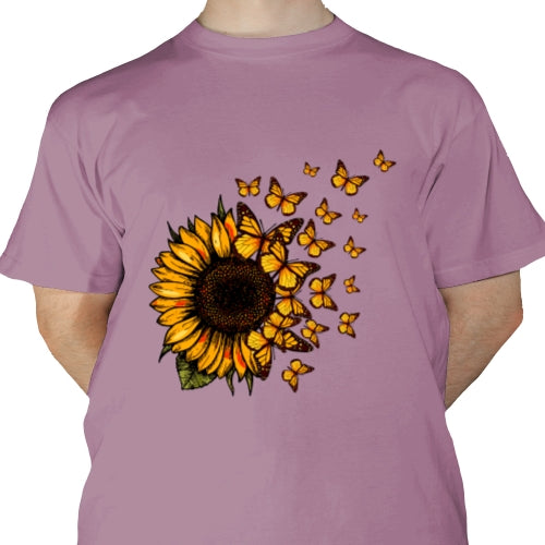 Butterfly Sunflowers DTF