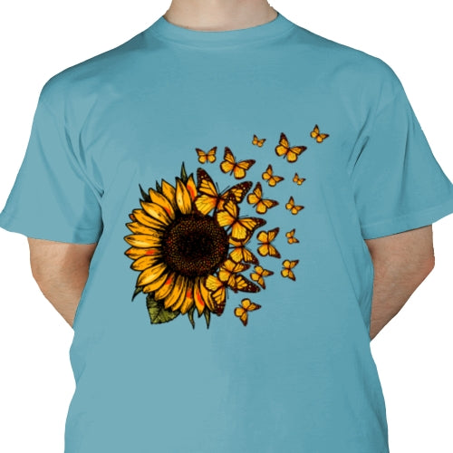 Butterfly Sunflowers DTF