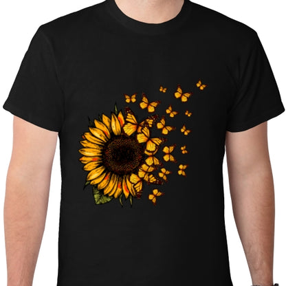 Butterfly Sunflowers DTF