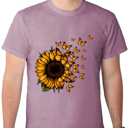 Butterfly Sunflowers DTF