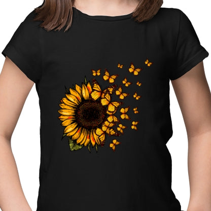 Butterfly Sunflowers DTF