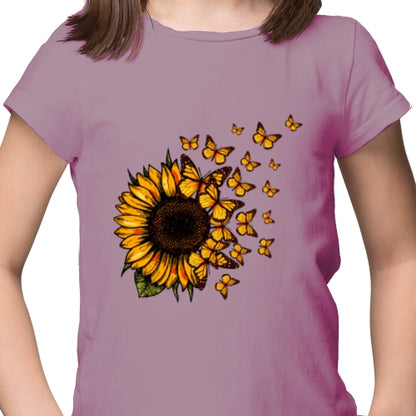 Butterfly Sunflowers DTF