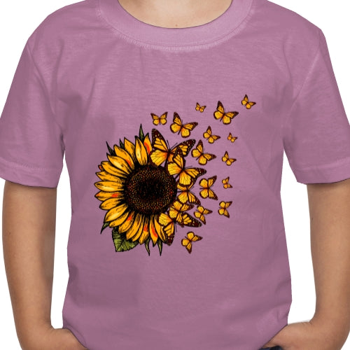 Butterfly Sunflowers DTF