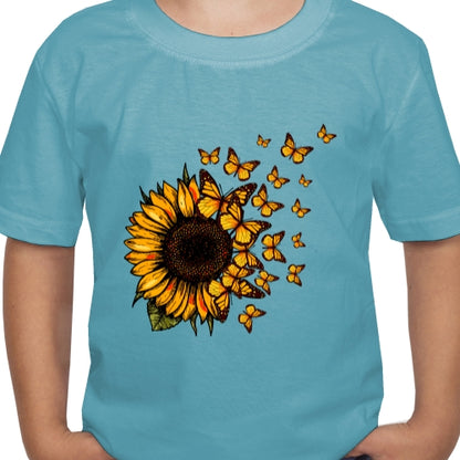 Butterfly Sunflowers DTF