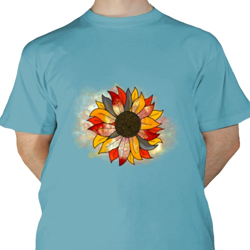 Holographic Fall Sunflower DTF