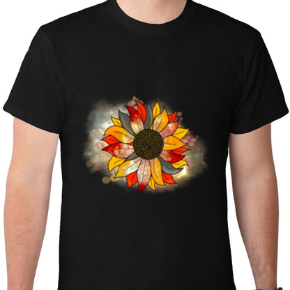 Holographic Fall Sunflower DTF