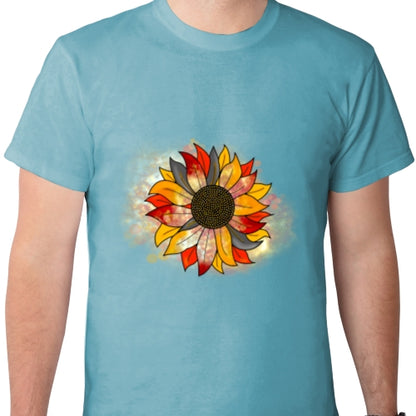 Holographic Fall Sunflower DTF