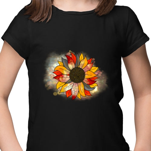 Holographic Fall Sunflower DTF