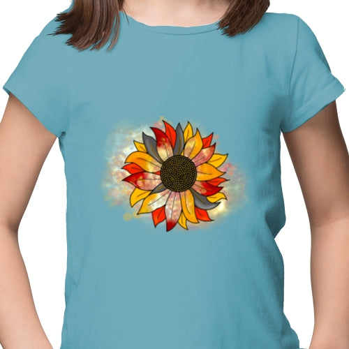 Holographic Fall Sunflower DTF