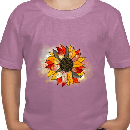 Holographic Fall Sunflower DTF