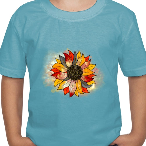 Holographic Fall Sunflower DTF